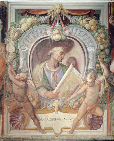Amerigo Vespucci, Sala del Mappamondo