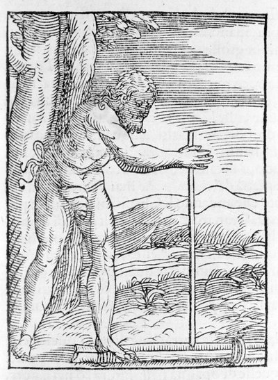 Bir Hintli Tainos, iki odun parçasını birbirine sürterek ateş yakan. Giovanni Battista Ramusio (1485-1557), vol. III, Venedik 1565. by Italian School