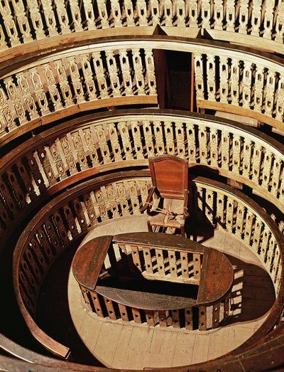 1594-95 yılları arasında inşa edilen anatomik tiyatro by Italian School