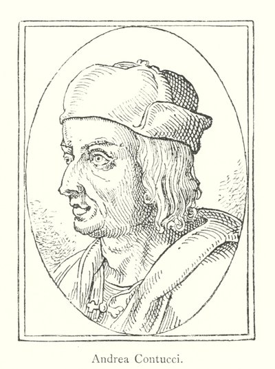 Andrea Contucci (gravür) by Italian School