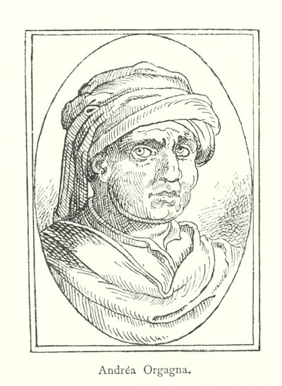 Andrea Orgagna (gravür) by Italian School