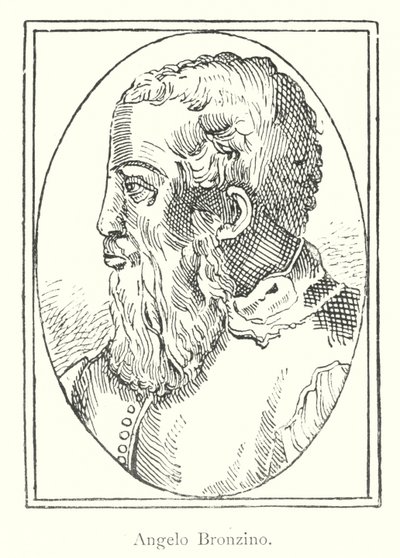 Angelo Bronzino (gravür) by Italian School
