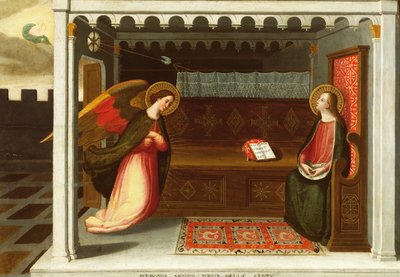 Duyuru (panelde yağ) by Italian School