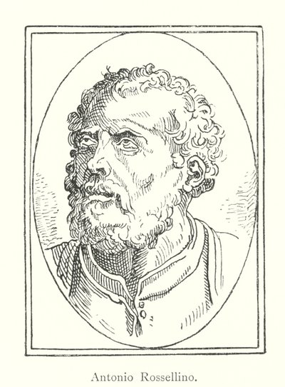 Antonio Rossellino (gravür) by Italian School