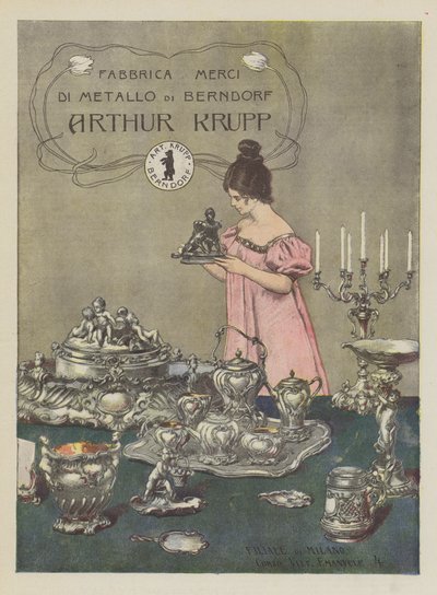 Arthur Krupp (renkli taş) by Italian School