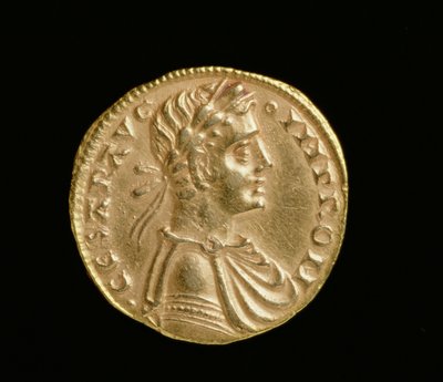 Augustalis of Frederick II (1198-1250), Sicilya Krallığı ve Güney İtalya, Messina Mint, 1231-50 (ön yüz) (altın) (tersi için bkz. 168053) by Italian School