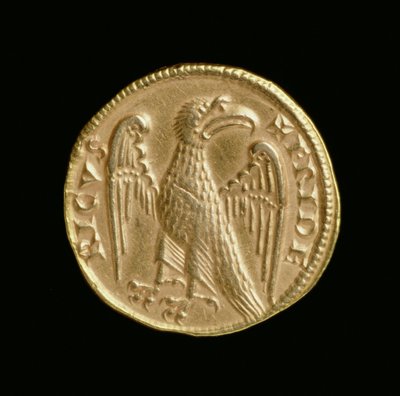 Augustalis of Frederick II (1198-1250), Sicilya Krallığı ve Güney İtalya, Messina Mint, 1231-50 (ters) (altın) (ön yüz için bkz. 168052) by Italian School