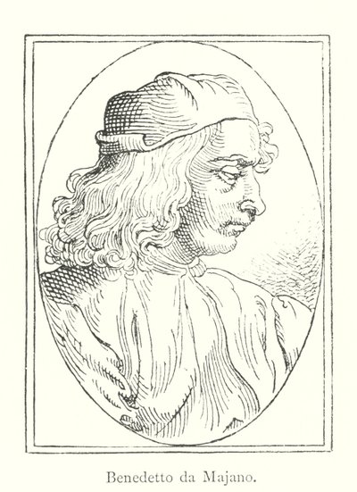 Benedetto da Majano (gravür) by Italian School