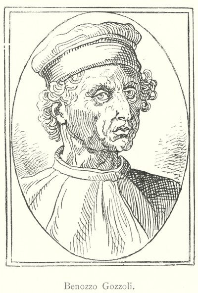 Benozzo Gozzoli (gravür) by Italian School