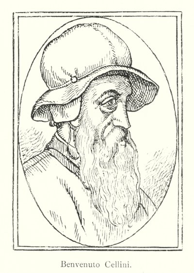 Benvenuto Cellini (gravür) by Italian School