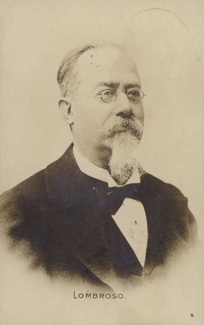 Cesare Lombroso (1835-1909), İtalyan doktor ve kriminolog by Italian School