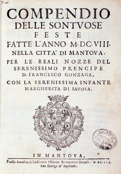 Gonzaga prensi tarafından Mantua