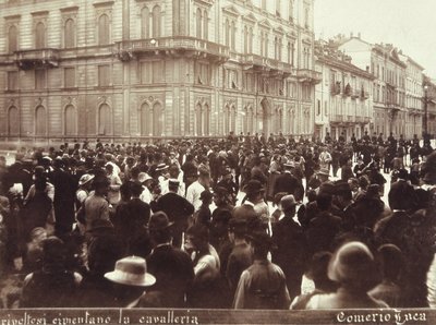 Vatandaşlar, 6-9 Mayıs 1898 Milano isyanları sırasında General Bava Beccaris