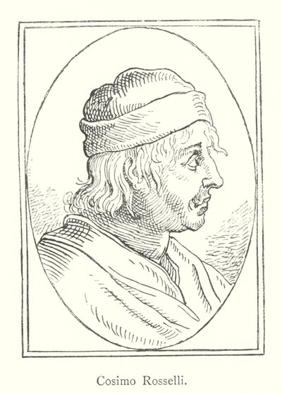 Cosimo Rosselli (gravür) by Italian School