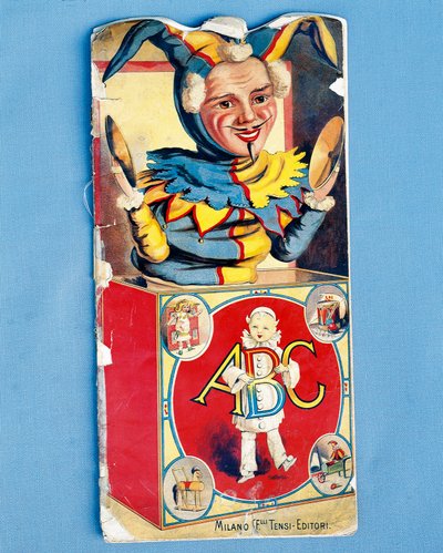 ABC alfabe kitabının kapağı, resimli çocuk kitabı, Tensi kardeşler tarafından yayınlanmıştır, Milano, İtalya, 20. yüzyıl by Italian School