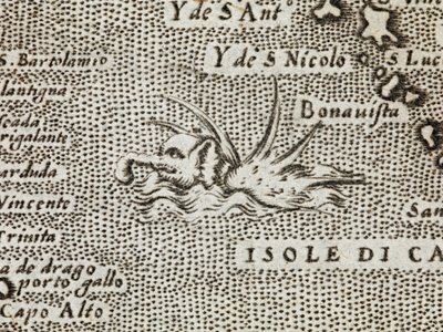 "Dünyanın en ünlü adası, Thomaso Porcacchi tarafından Castiglione, Arretino