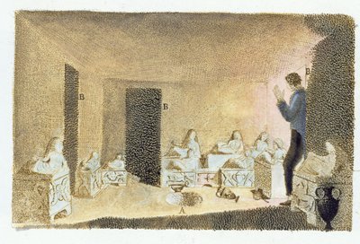 Etrüsk Mezarlarının Keşfi. Francesco Inghirami (1772-1846) tarafından Fiesole