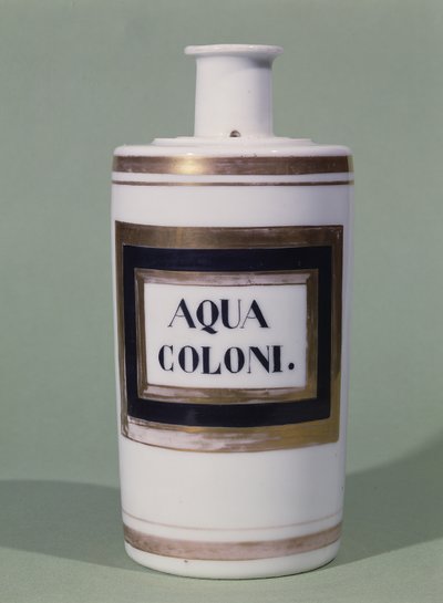 Eau de Cologne Şişesi, 19. yüzyıl başı (seramik) by Italian School