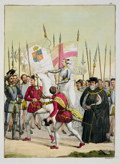 Elizabeth I, Ulusların Tarihinden 12 numaralı levha (aquatint) by Italian School