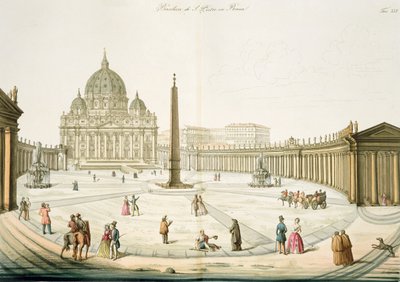 Önünde Piazza ile Roma