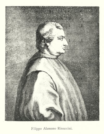 Filippo Alamano Rinuccini (gravür) by Italian School