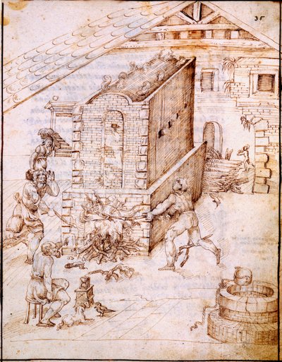 Erken Bir Fırının Ateşlenmesi, c.1630