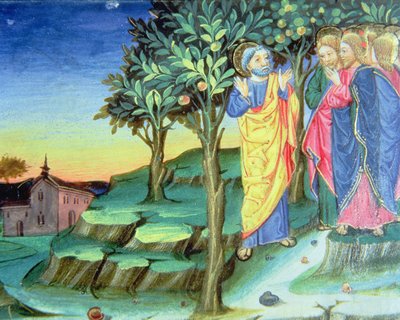 Fol.101v Mesih, Zeytin Dağı