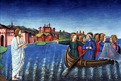 Fol.134r Öğrenciler Galile Gölü