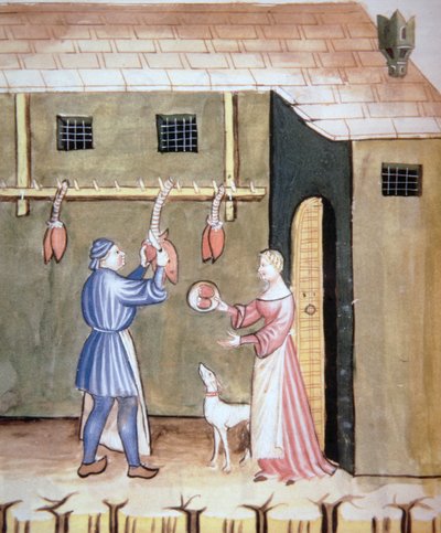 Fol.78v Kasaplar: Tacuinum Sanitatis Codex Vindobonensis