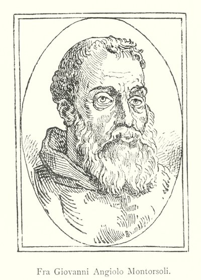 Fra Giovanni Angiolo Montorsoli (gravür) by Italian School