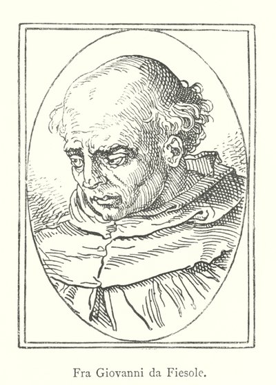 Fra Giovanni da Fiesole (gravür) by Italian School