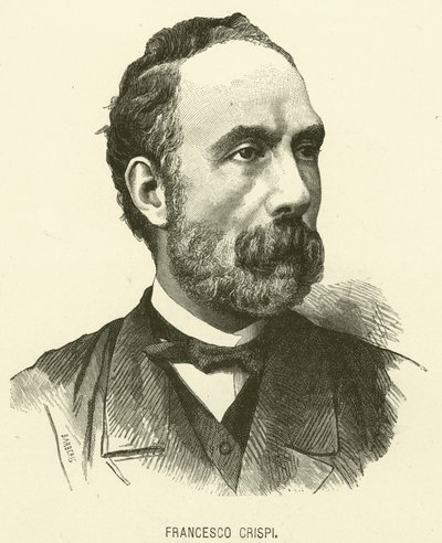 Francesco Crispi (gravür) by Italian School