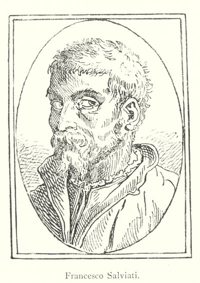 Francesco Salviati (gravür) by Italian School