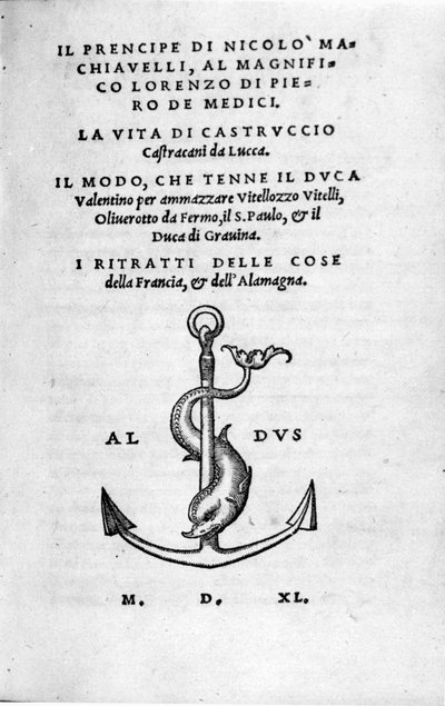 Niccolo Machiavelli