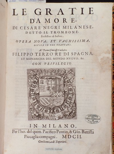 İtalyan dansçı Cesare Negri