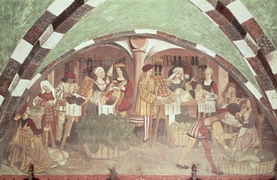 Meyve ve Sebze Pazarı (fresk) (ayrıca bkz. 63046) by Italian School