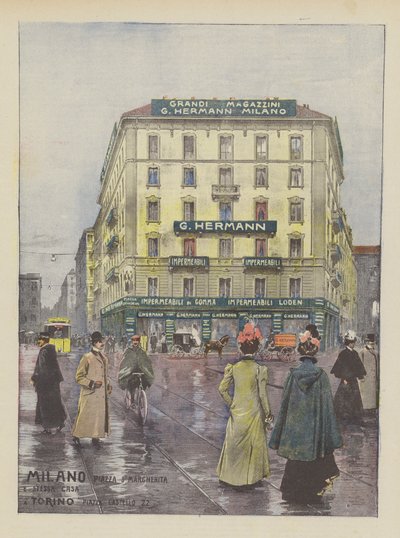 G Hermann (renkli taş) by Italian School