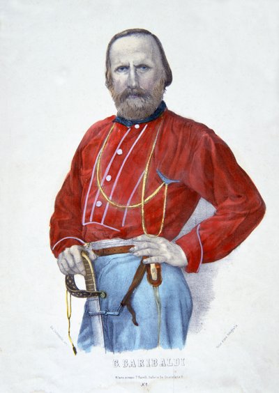 Garibaldi, İtalya Tarihinden bir örnek by Italian School