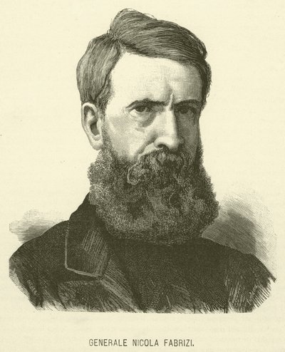 General Nicola Fabrizi (gravür) by Italian School