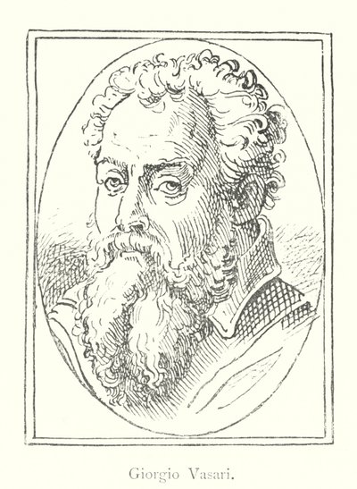 Giorgio Vasari (gravür) by Italian School