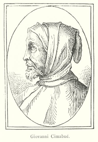 Giovanni Cimabue (gravür) by Italian School