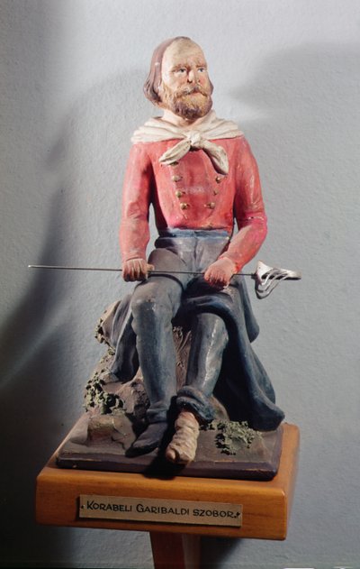 Giuseppe Garibaldi (1807-82), 1860 dolayları (boyalı pişmiş toprak) by Italian School