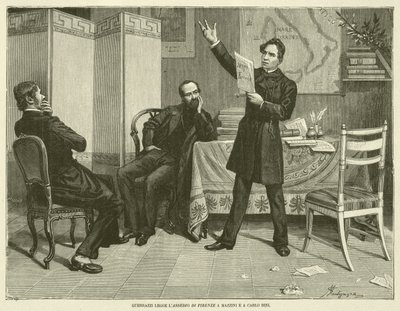Guerrazzi, Floransa kuşatmasını Mazzini ve Carlo Bini
