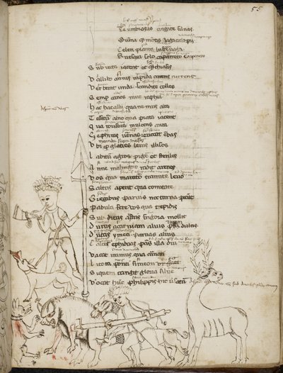 Harley 2453, f.55 Lucius Annaeus Seneca