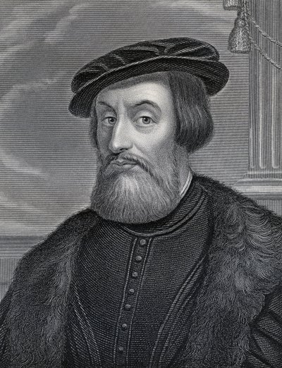 William Holl tarafından kazınmış Hernan Cortes, 1830