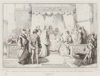 Kıbrıs Kralı Jacopo Lusignano, ölüyor, krallığı ve karısı Caterina Cornaro