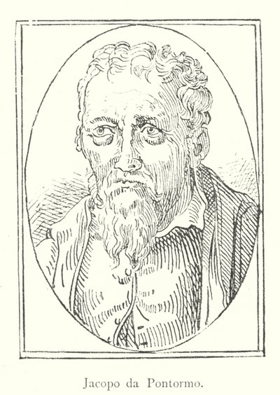Jacopo da Pontormo (gravür) by Italian School