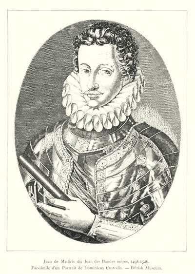 Jean de Medici, Siyah Bantların Jean