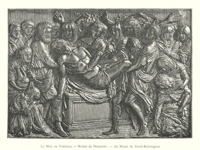 Entombment, Bronz Donatello tarafından, South-Kensington Müzesi