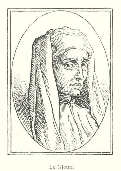 Le Giotto (gravür) by Italian School